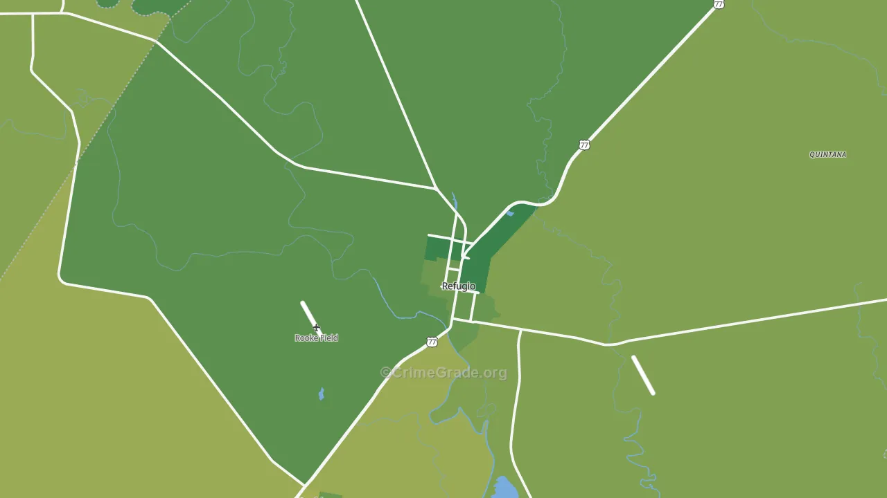 78377, TX Map of Vehicle Theft Rates