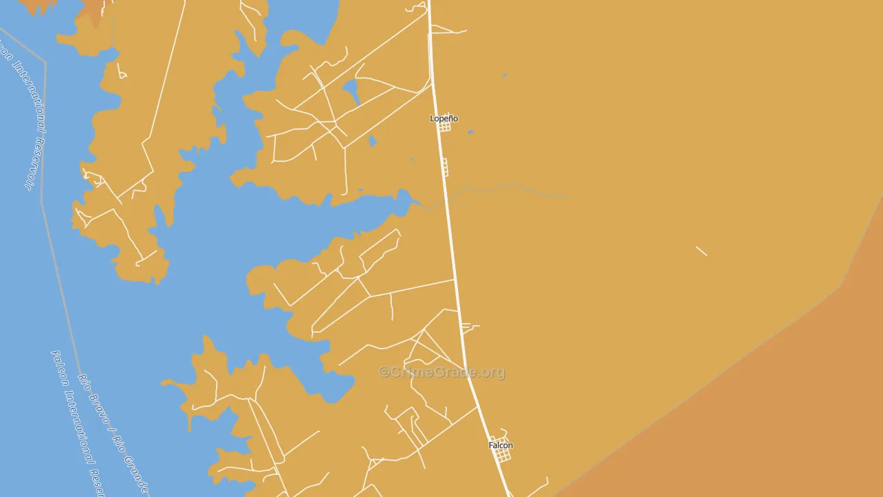 78564, TX Map of Vehicle Theft Rates