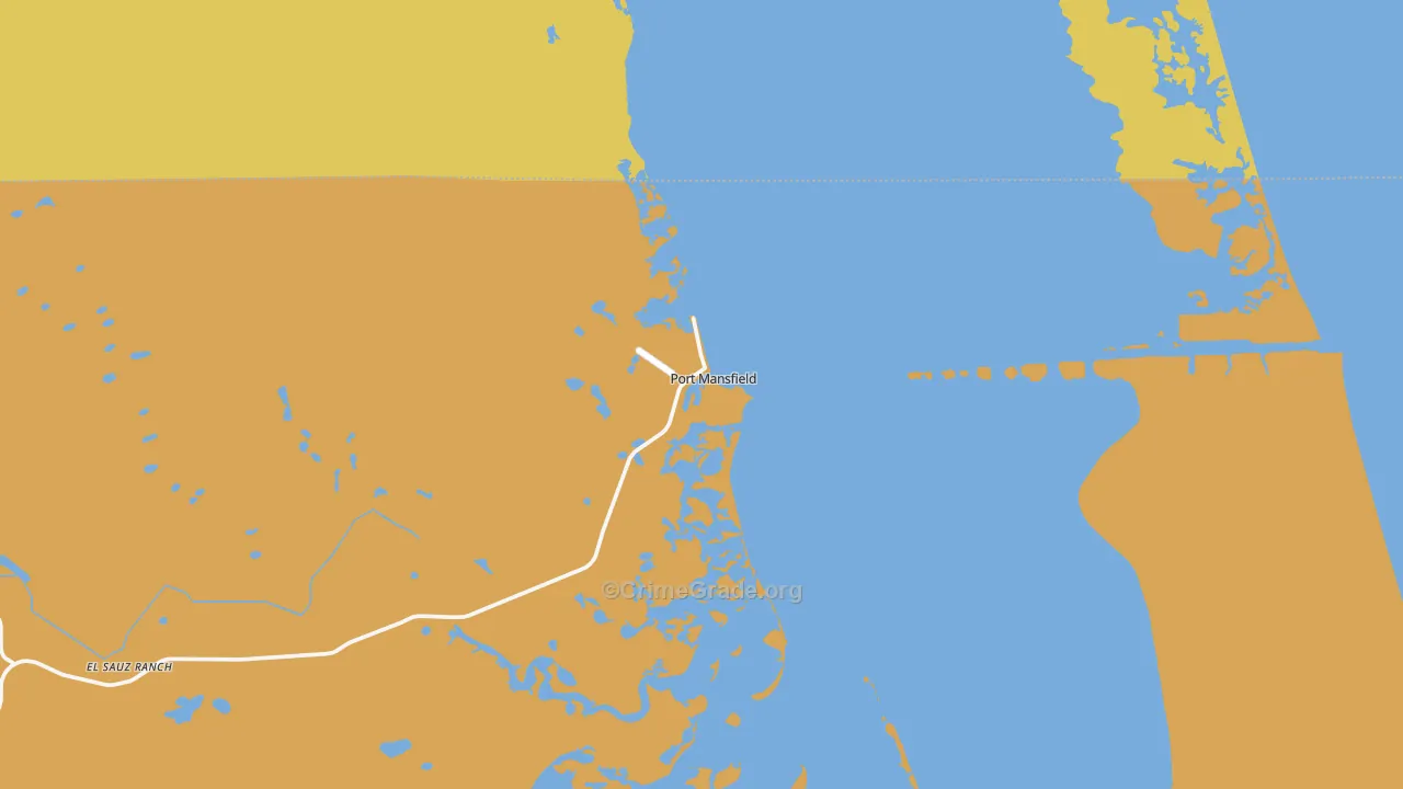 78598, TX Map of Vehicle Theft Rates