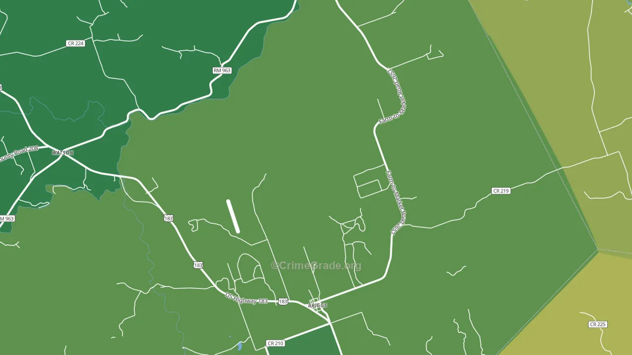 78608, TX Map of Vehicle Theft Rates