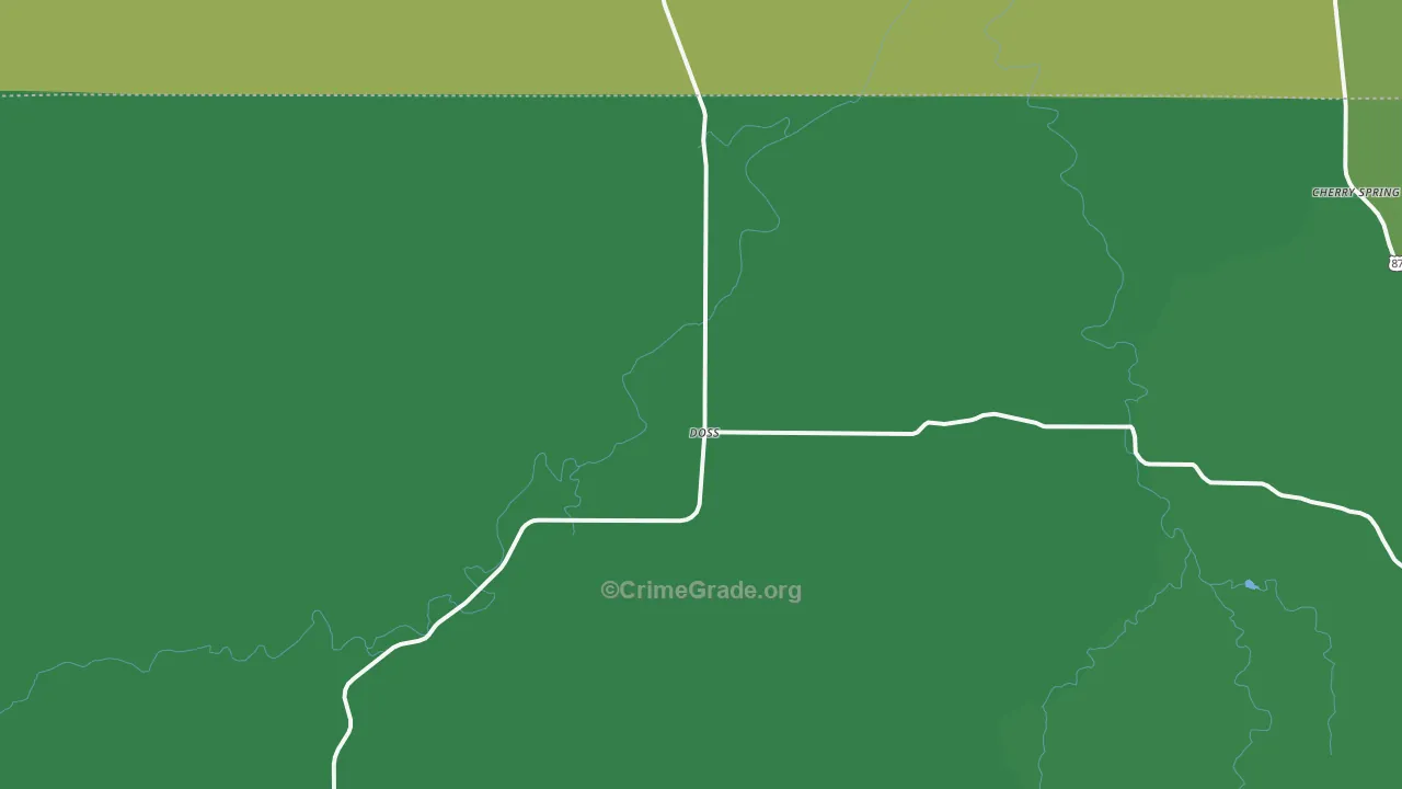 78618, TX Map of Vehicle Theft Rates