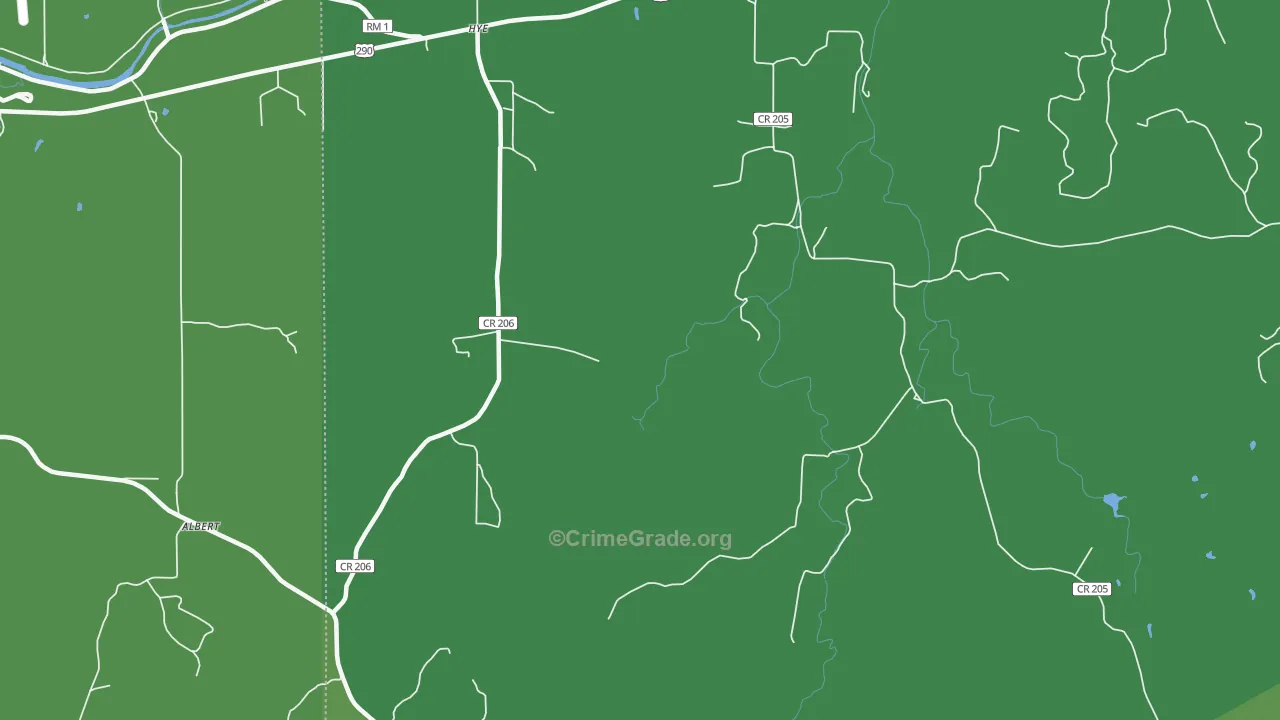 78635, TX Map of Vehicle Theft Rates