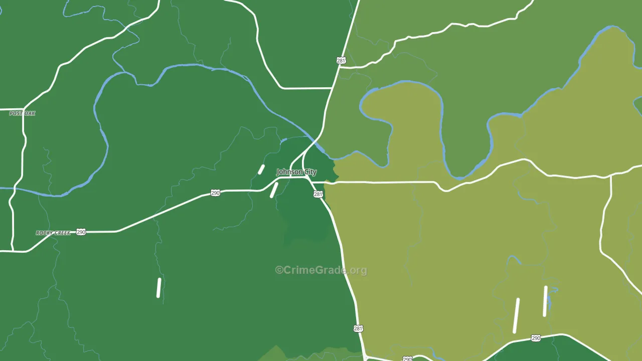 78636, TX Map of Vehicle Theft Rates