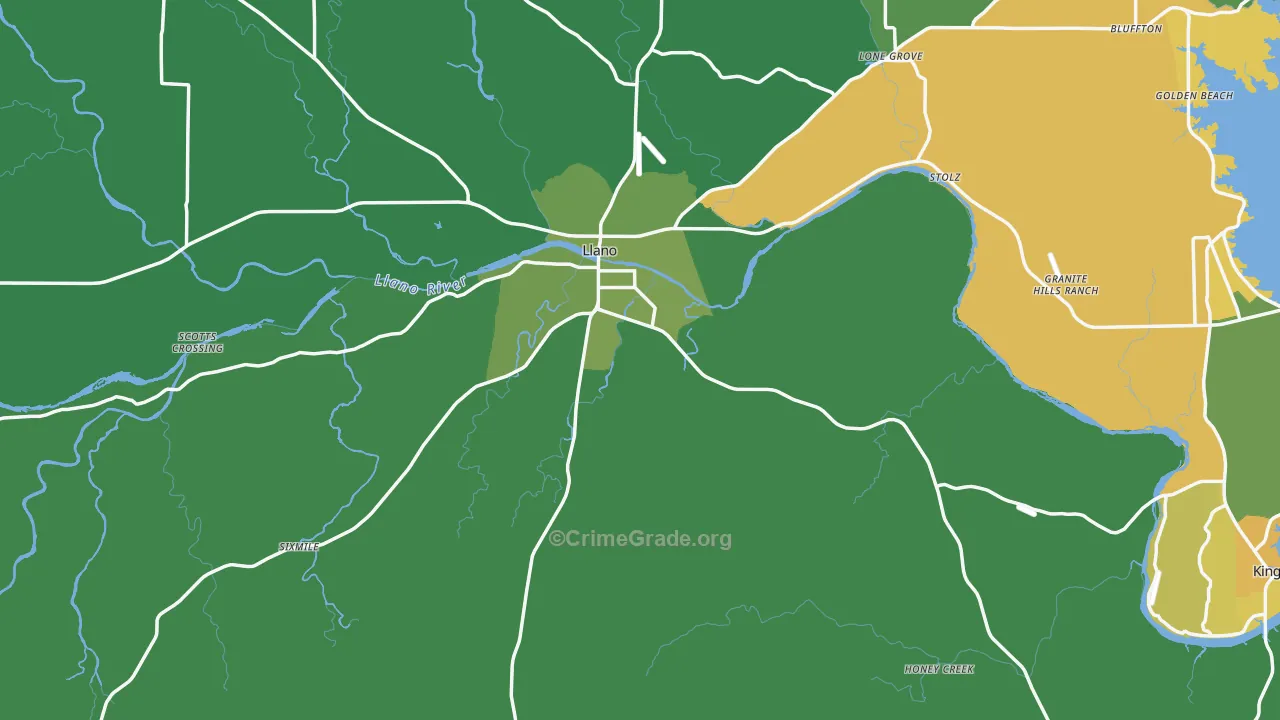 78643, TX Map of Vehicle Theft Rates