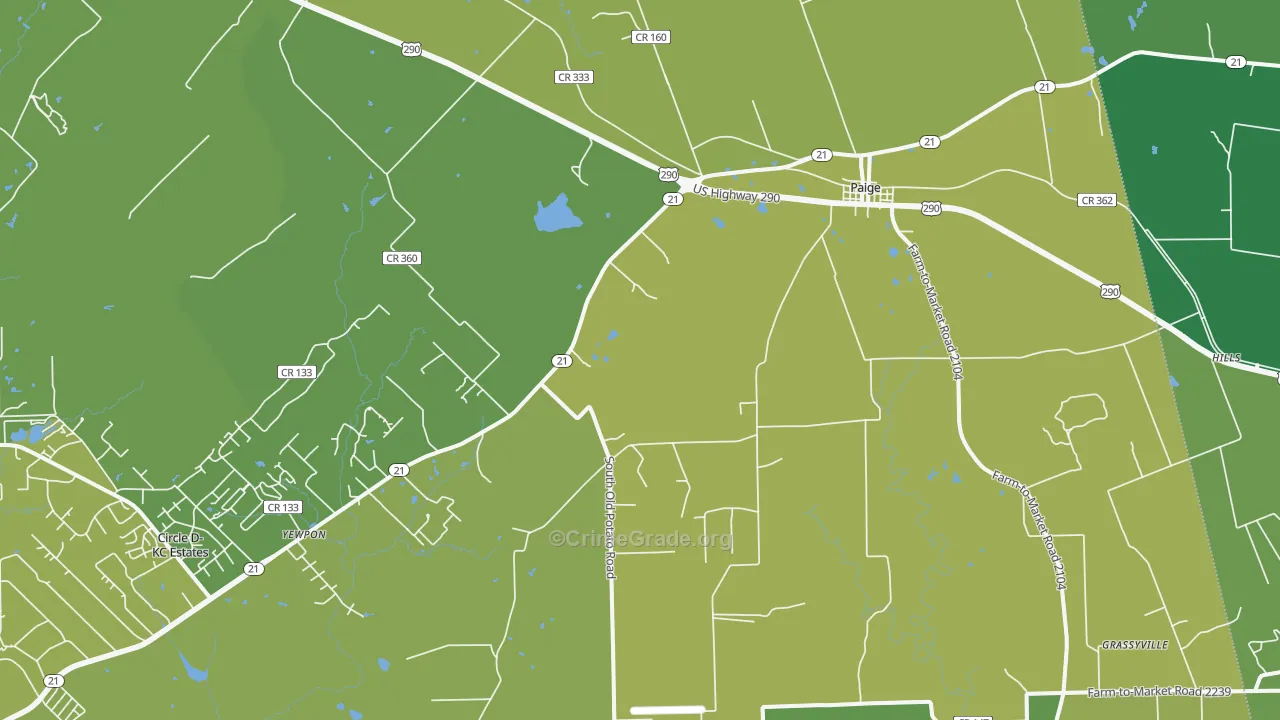 78659, TX Map of Vehicle Theft Rates