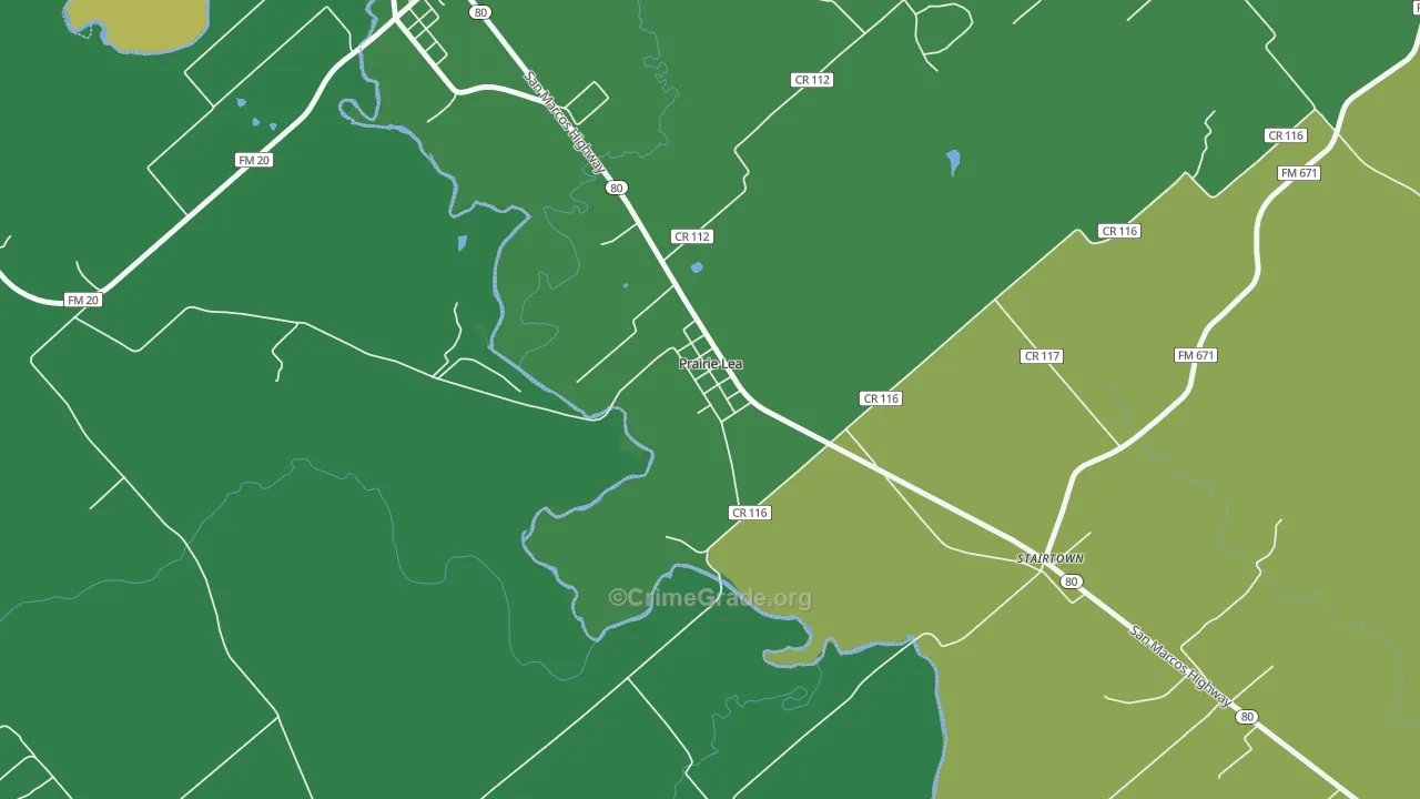 78661, TX Map of Vehicle Theft Rates