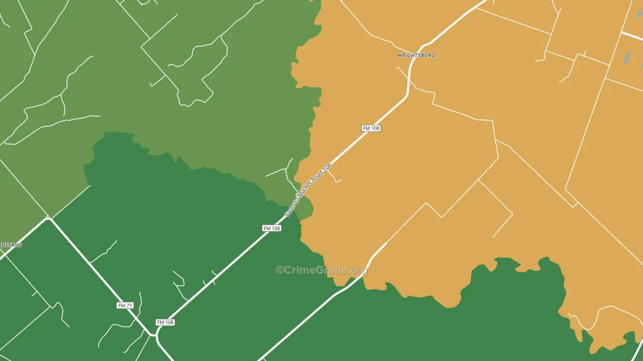 78677, TX Map of Vehicle Theft Rates