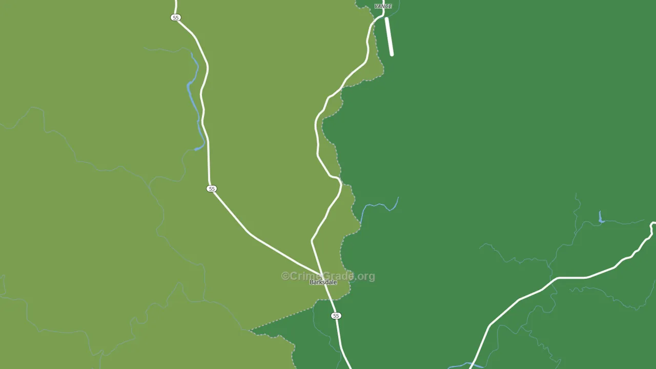 78828, TX Map of Vehicle Theft Rates