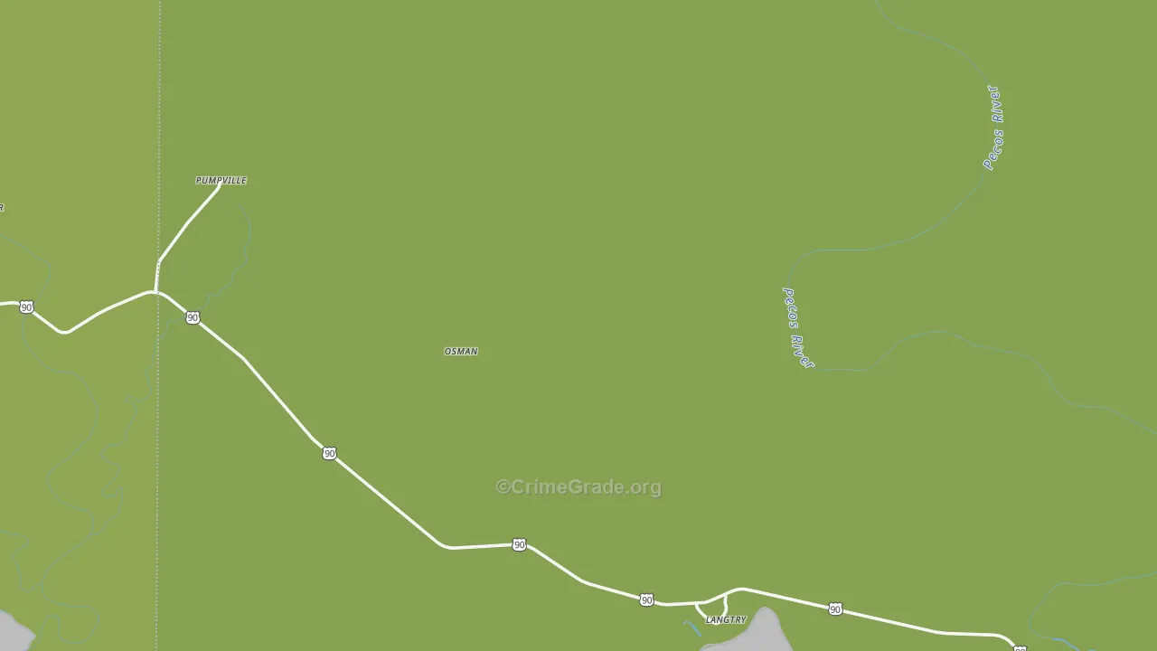 78871, TX Map of Vehicle Theft Rates