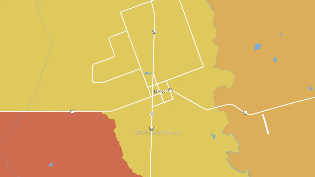 78872, TX Map of Vehicle Theft Rates