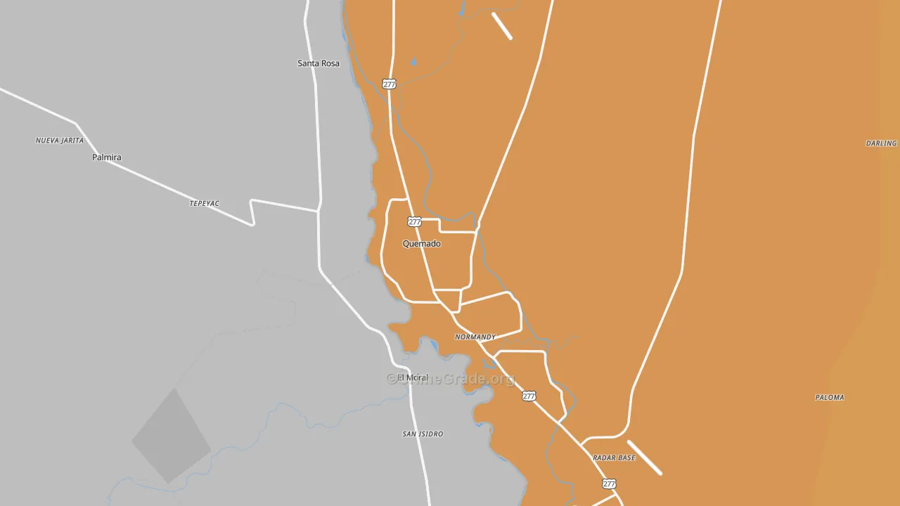 78877, TX Map of Vehicle Theft Rates