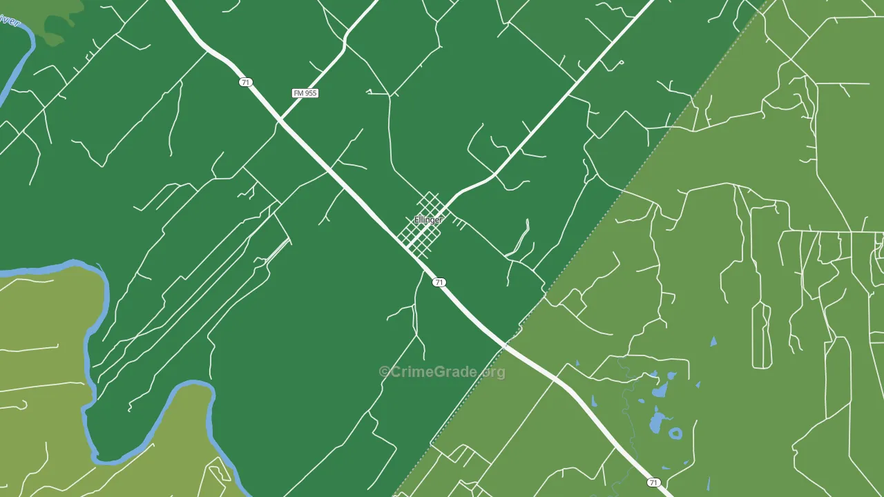 78938, TX Map of Vehicle Theft Rates