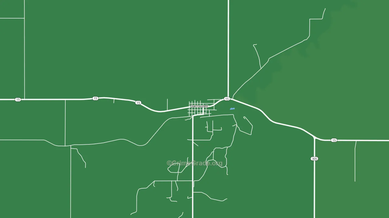 79024, TX Map of Vehicle Theft Rates