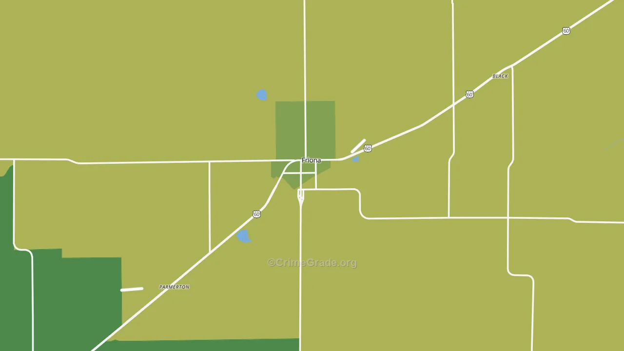 79035, TX Map of Vehicle Theft Rates