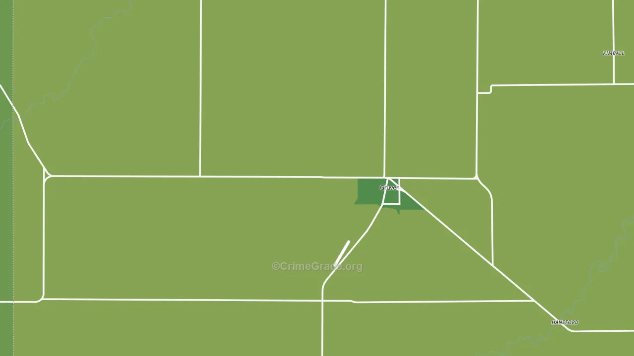 79040, TX Map of Vehicle Theft Rates
