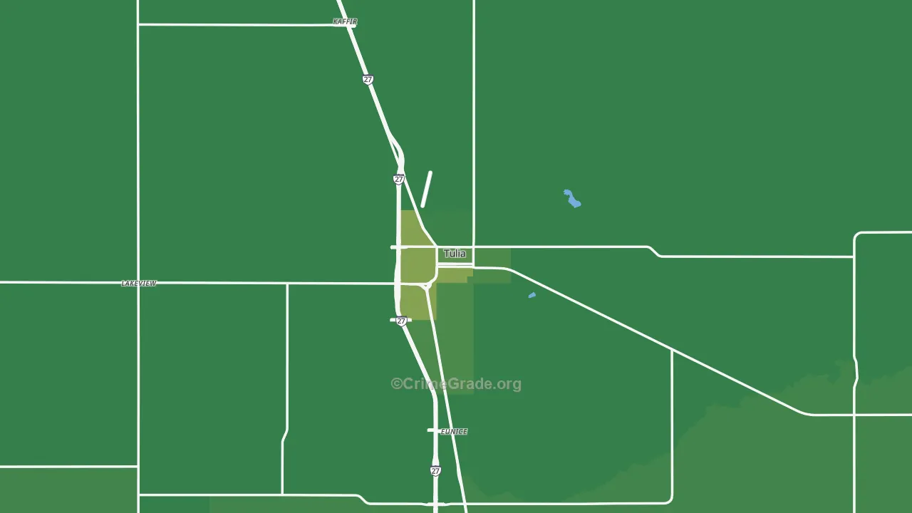 79088, TX Map of Vehicle Theft Rates