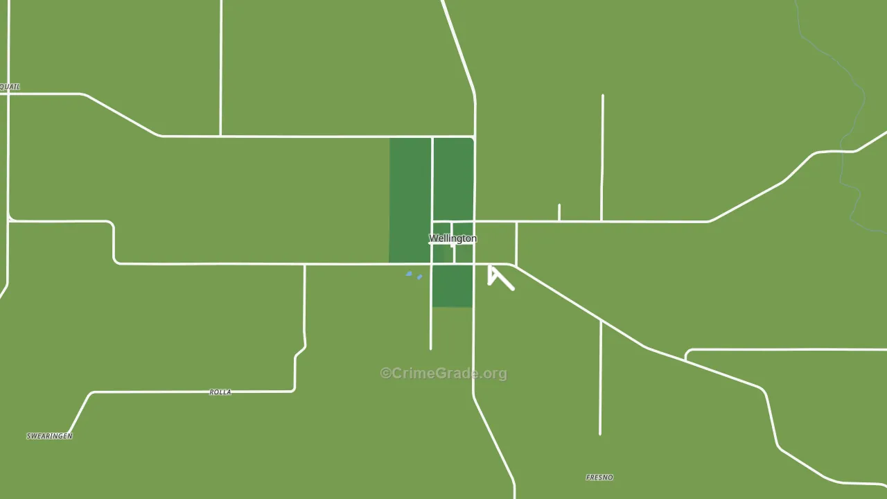 79095, TX Map of Vehicle Theft Rates