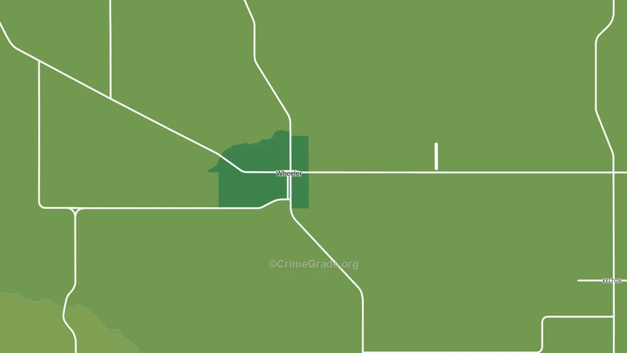 79096, TX Map of Vehicle Theft Rates