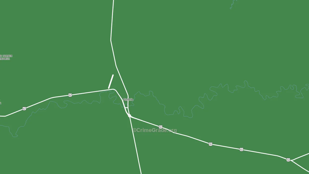 79236, TX Map of Vehicle Theft Rates