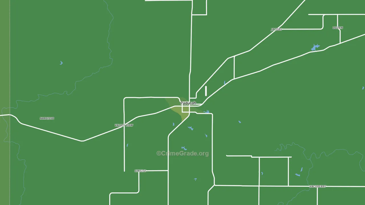 79248, TX Map of Vehicle Theft Rates