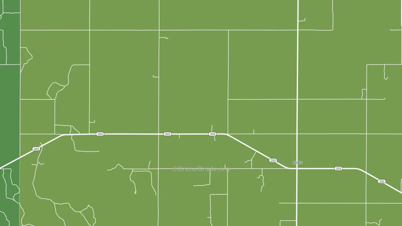 79251, TX Map of Vehicle Theft Rates