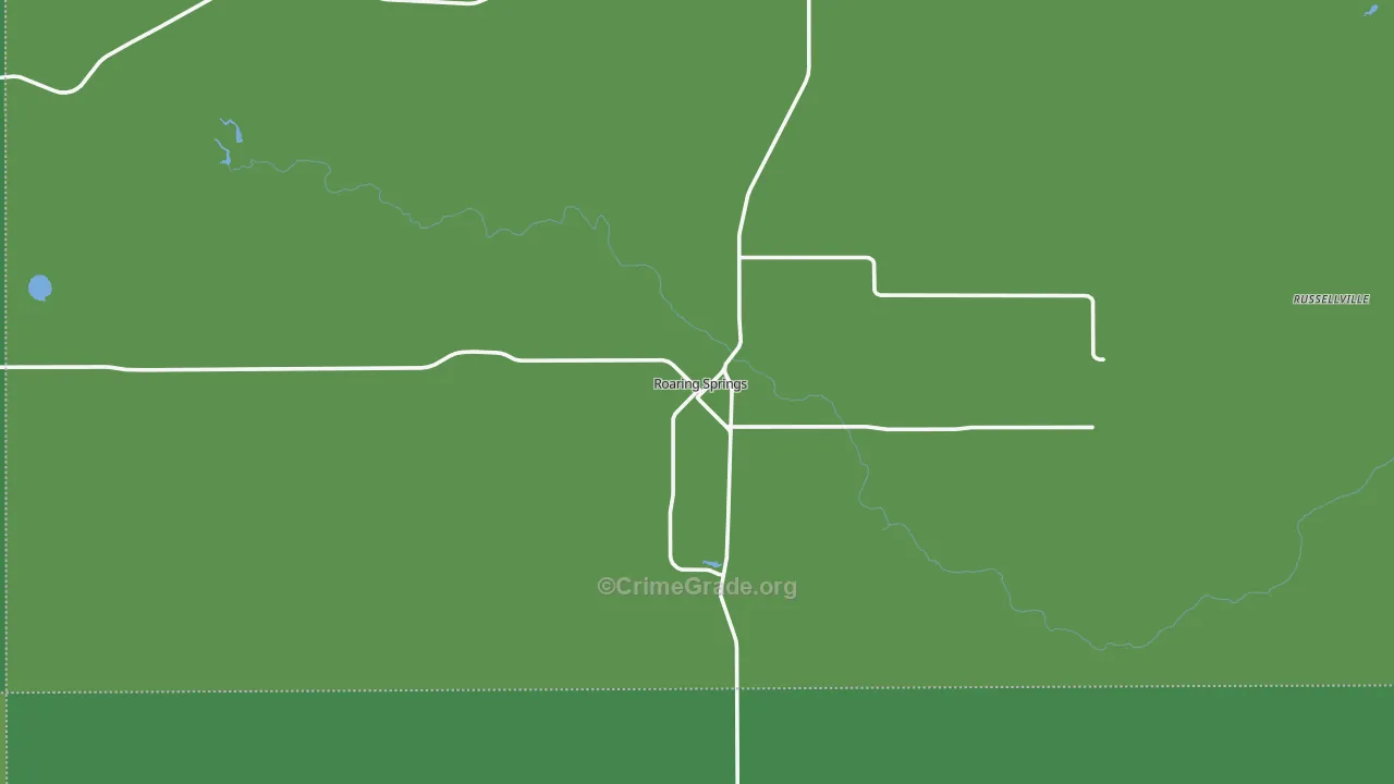 79256, TX Map of Vehicle Theft Rates