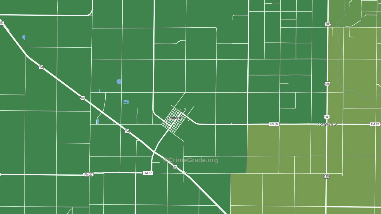 79312, TX Map of Vehicle Theft Rates