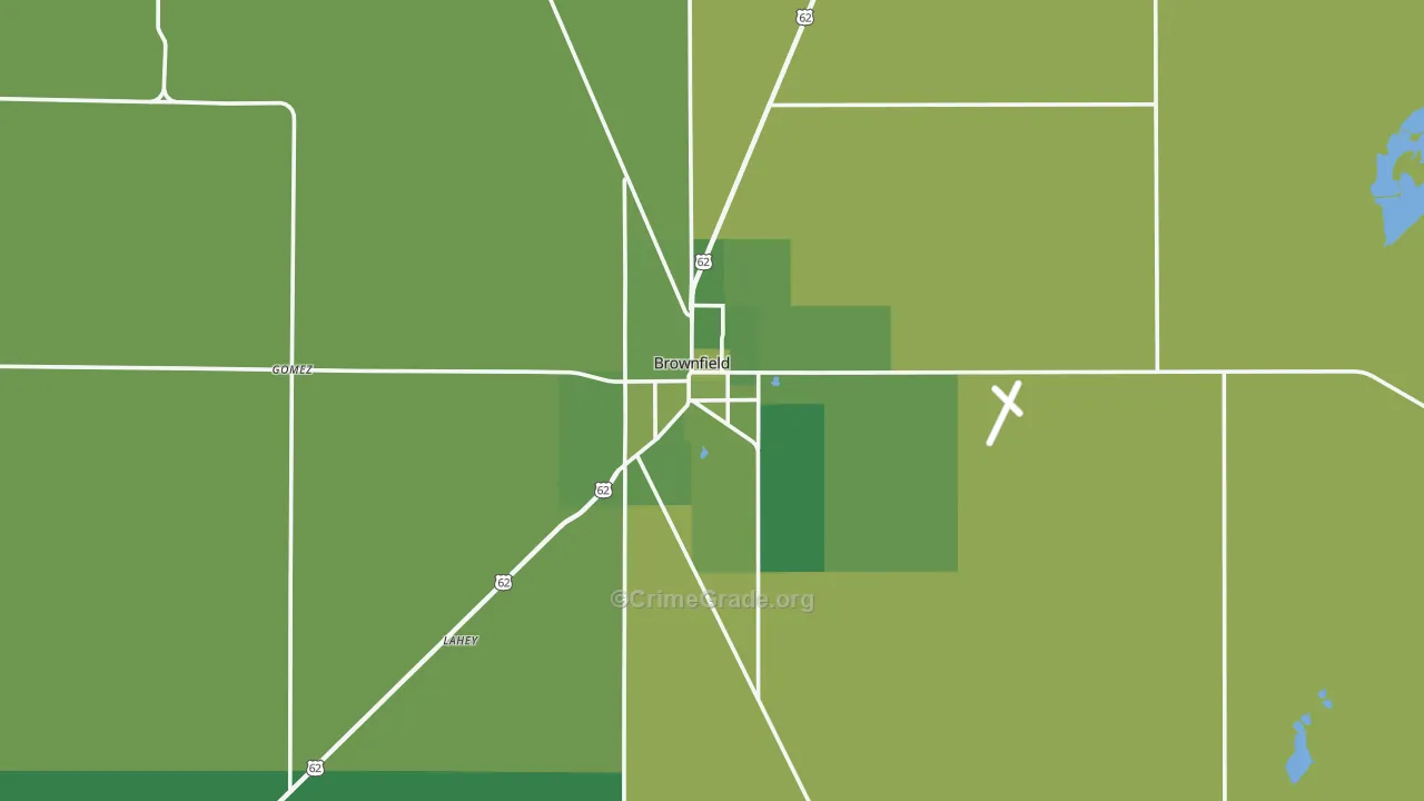 79316, TX Map of Vehicle Theft Rates