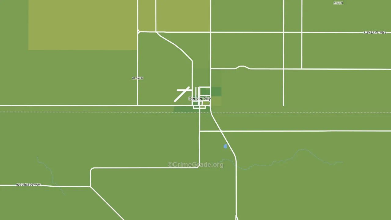 79323, TX Map of Vehicle Theft Rates
