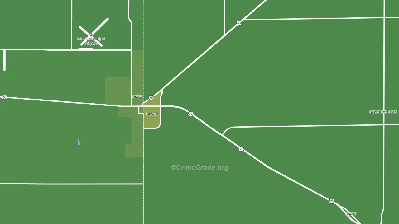 79325, TX Map of Vehicle Theft Rates
