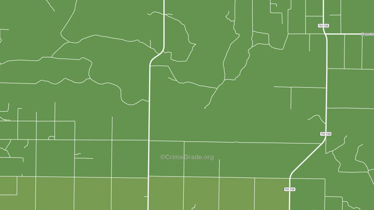79326, TX Map of Vehicle Theft Rates