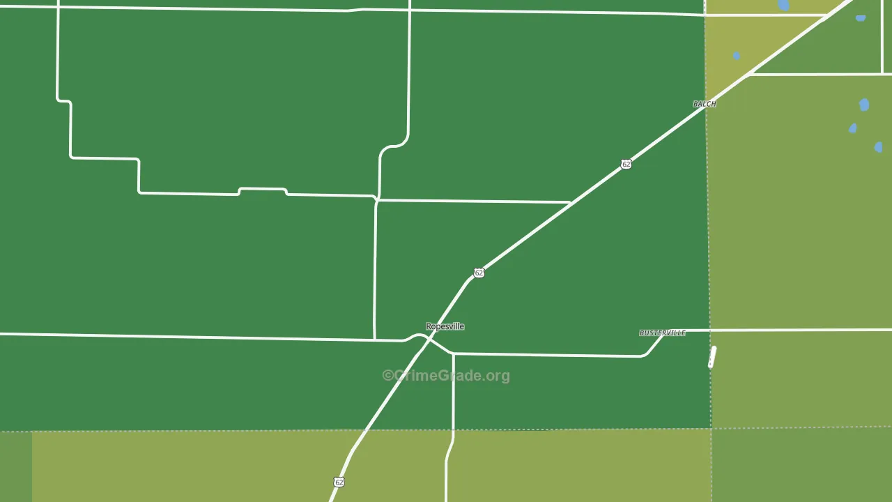 79358, TX Map of Vehicle Theft Rates