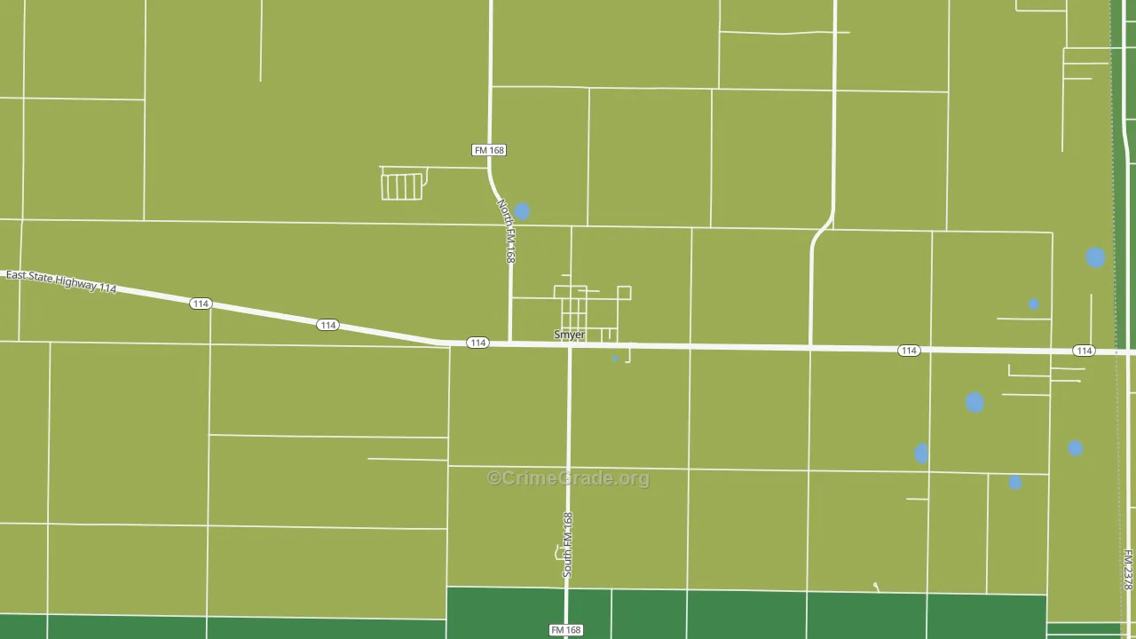 79367, TX Map of Vehicle Theft Rates