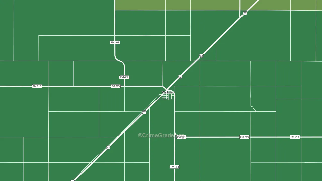 79378, TX Map of Vehicle Theft Rates