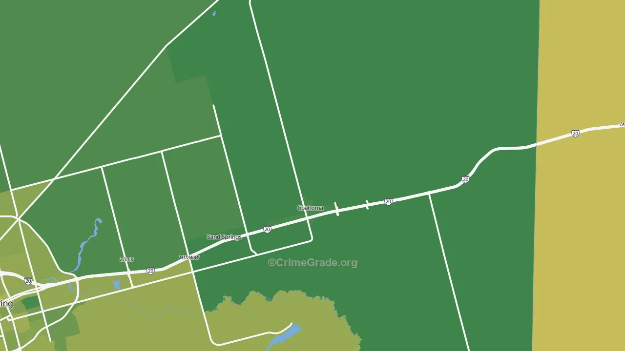 79511, TX Map of Vehicle Theft Rates