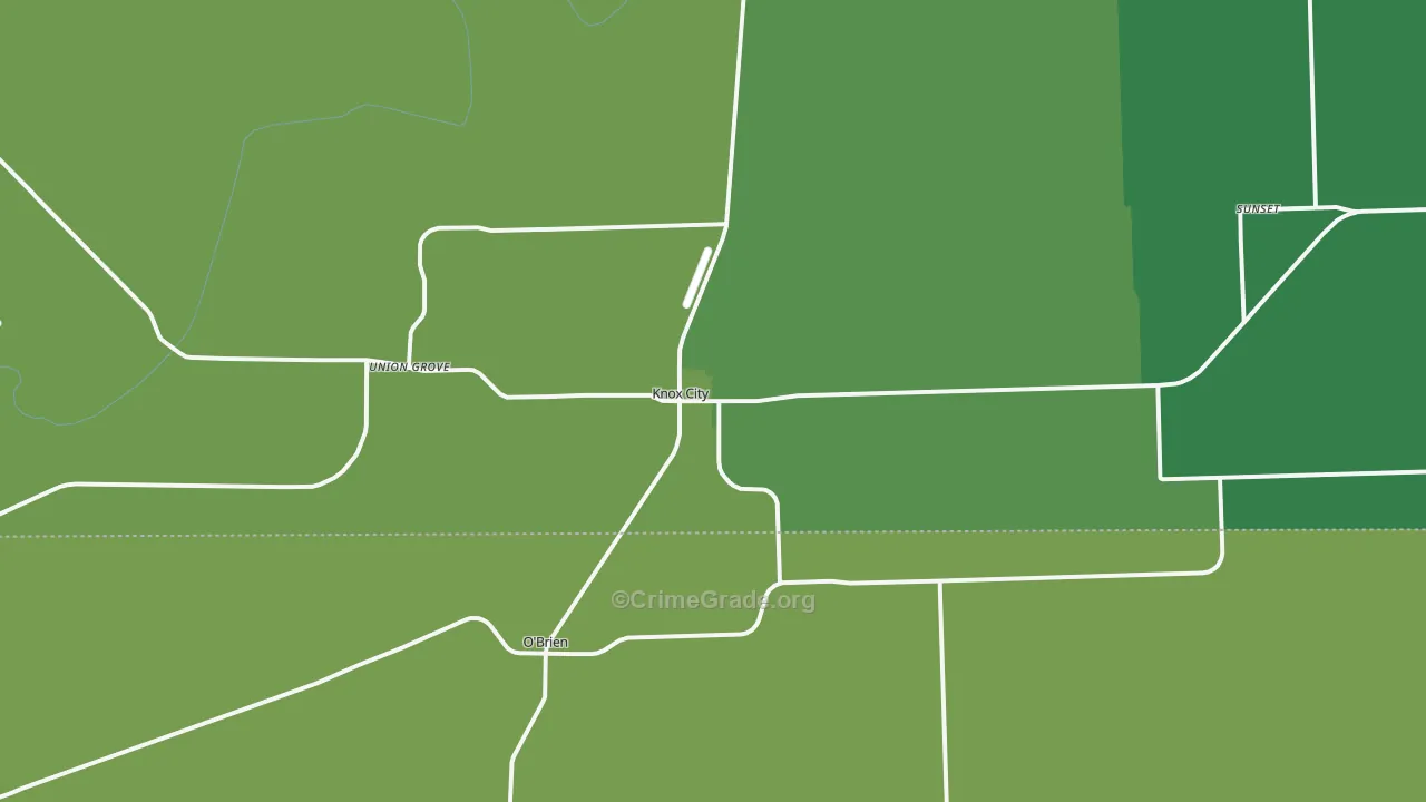 79529, TX Map of Vehicle Theft Rates