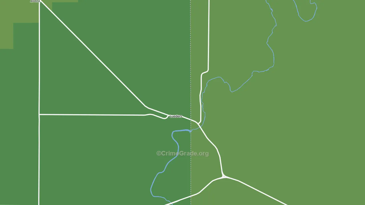 79533, TX Map of Vehicle Theft Rates