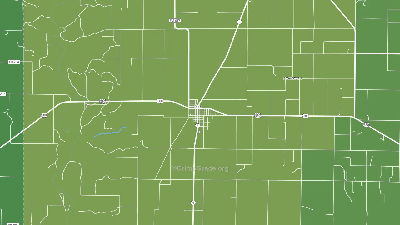 79547, TX Map of Vehicle Theft Rates