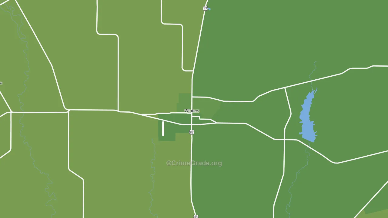 79567, TX Map of Vehicle Theft Rates
