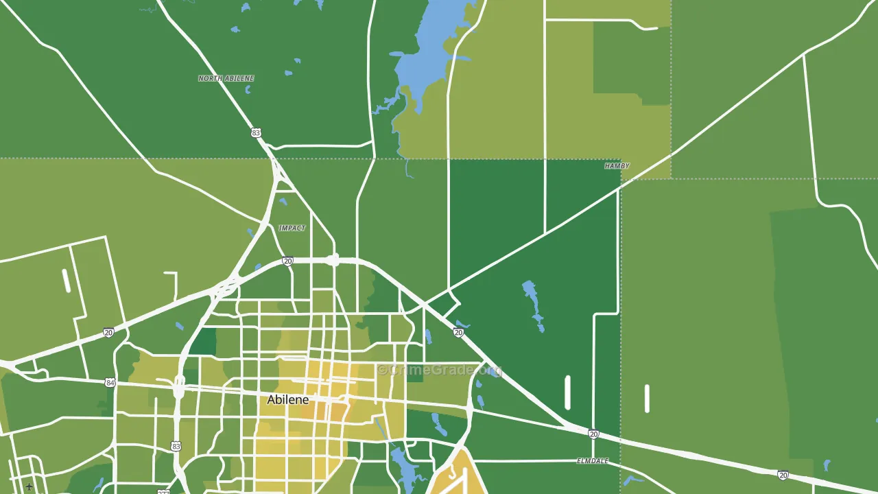 79601, TX Map of Vehicle Theft Rates