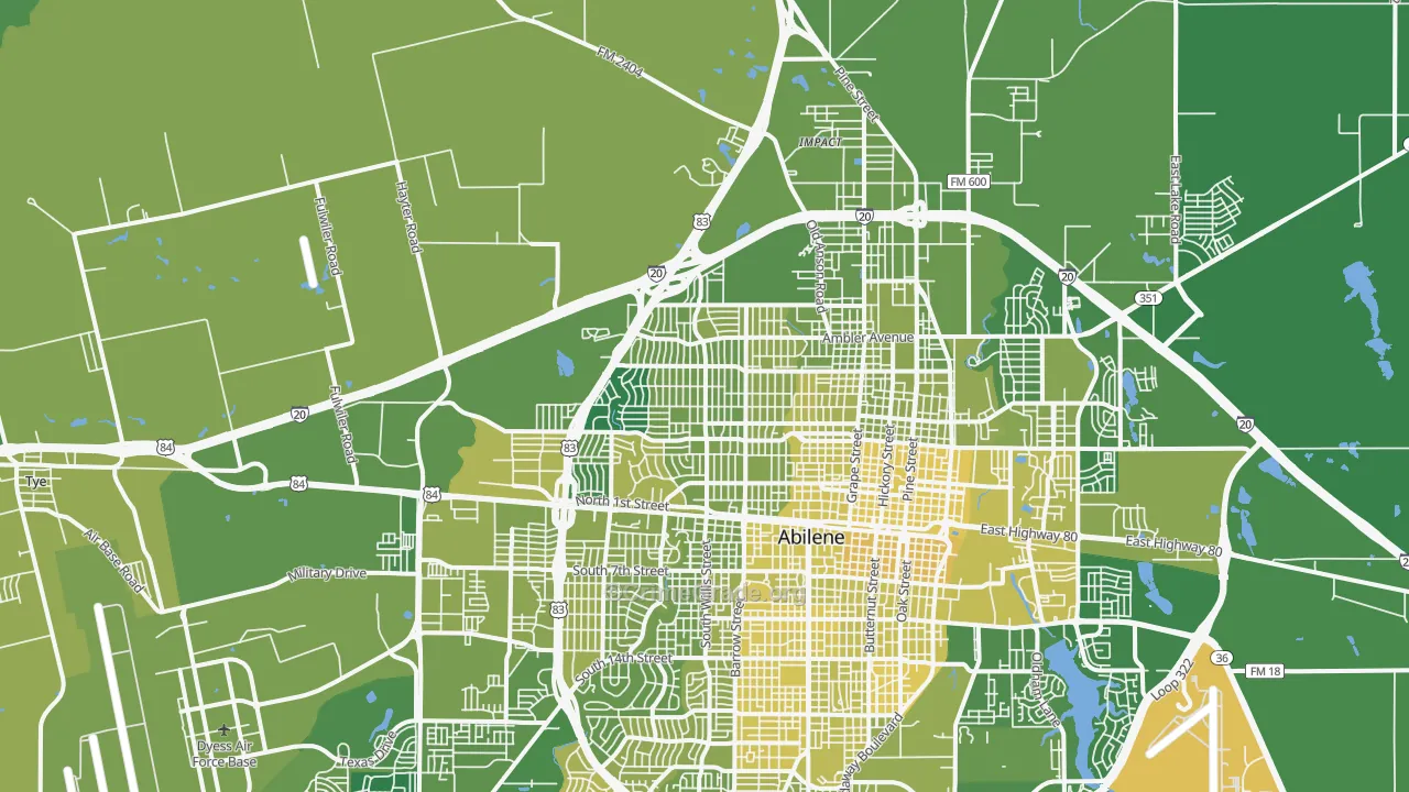 79603, TX Map of Vehicle Theft Rates