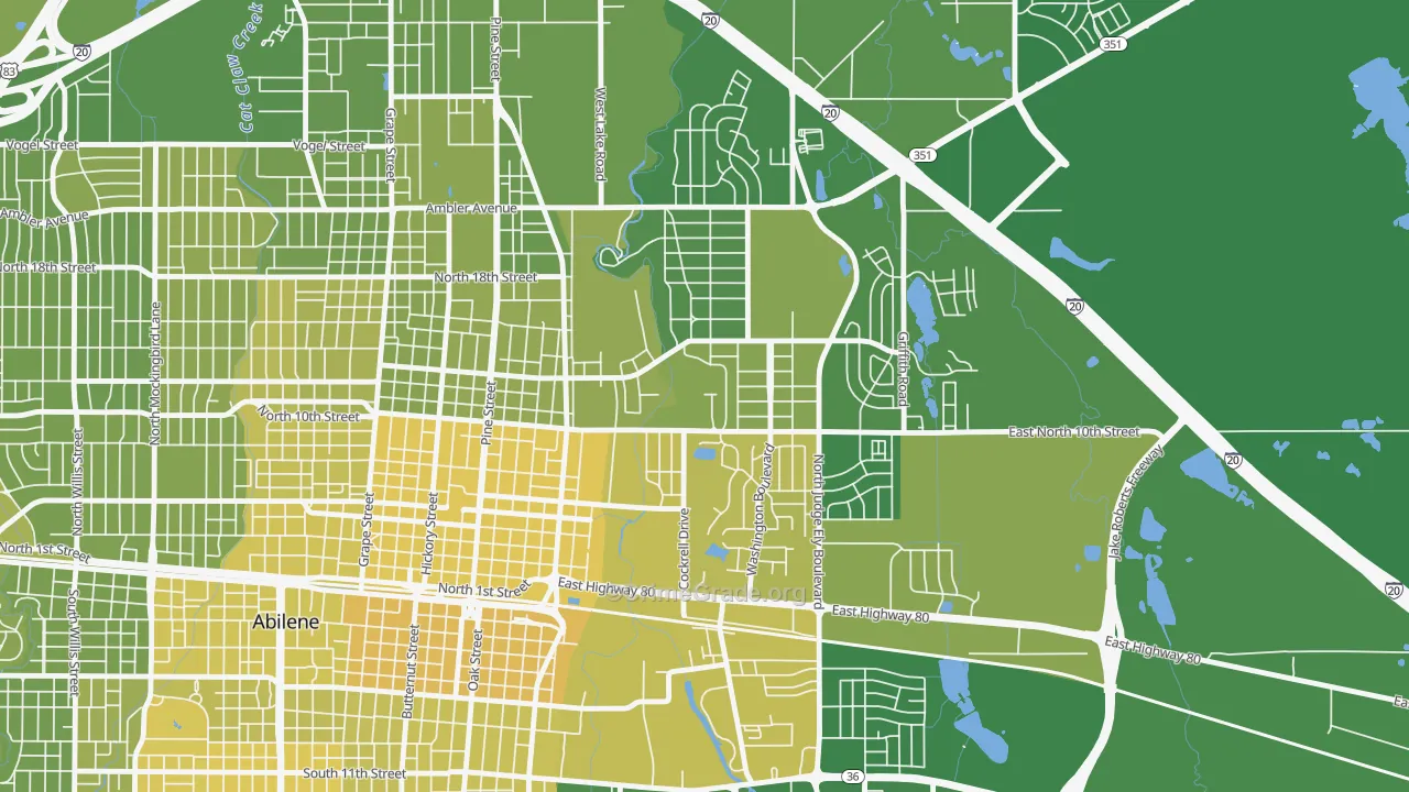 79699, TX Map of Vehicle Theft Rates