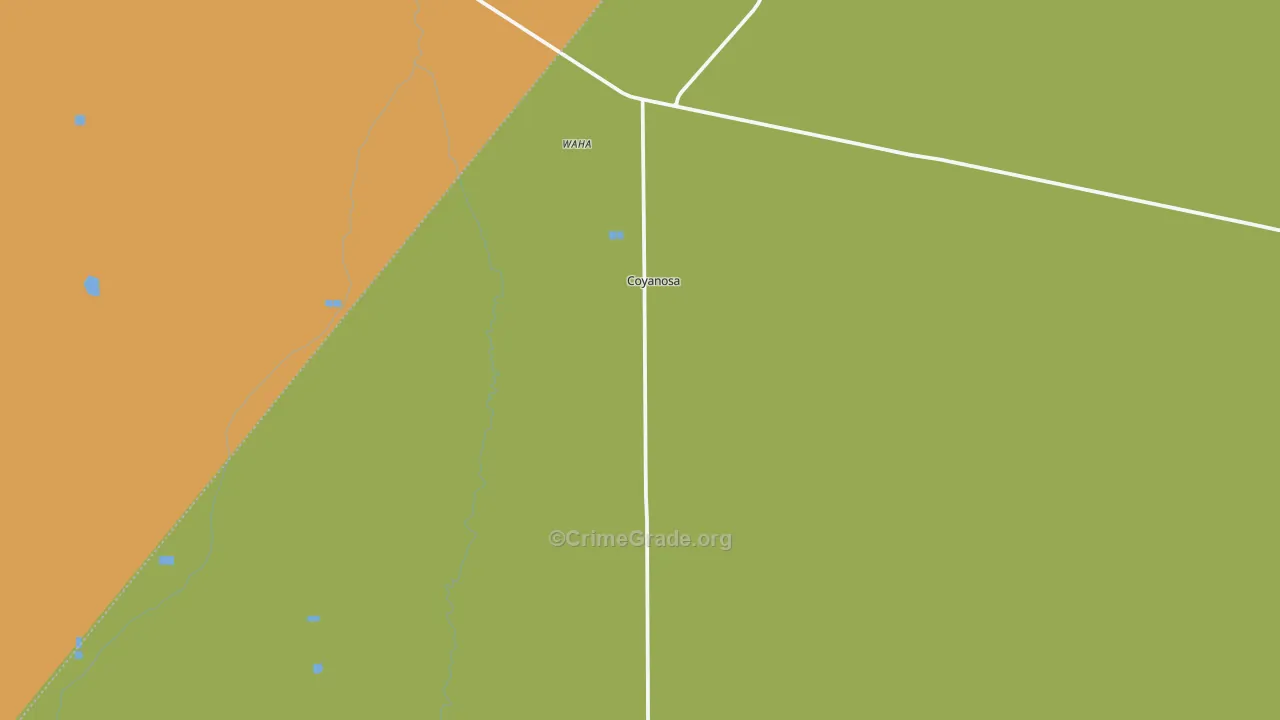 79730, TX Map of Vehicle Theft Rates