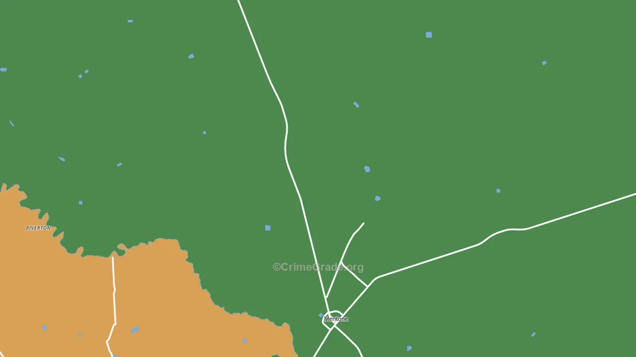 79754, TX Map of Vehicle Theft Rates