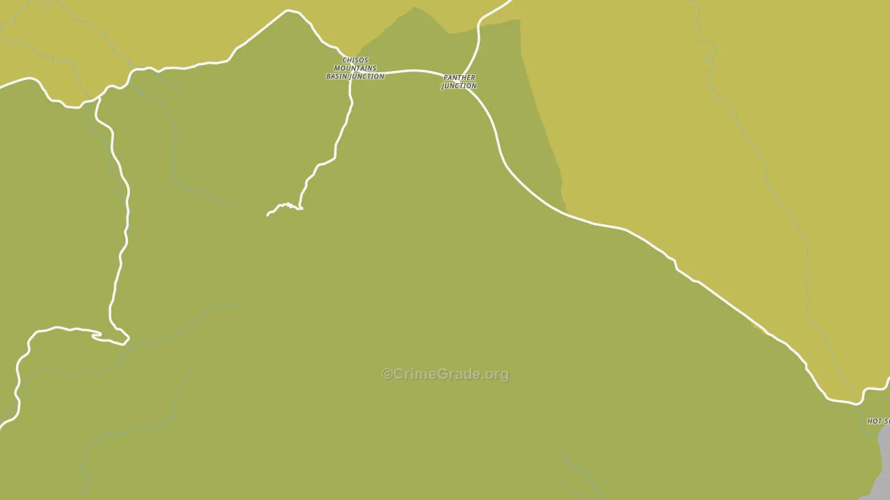 79834, TX Map of Vehicle Theft Rates