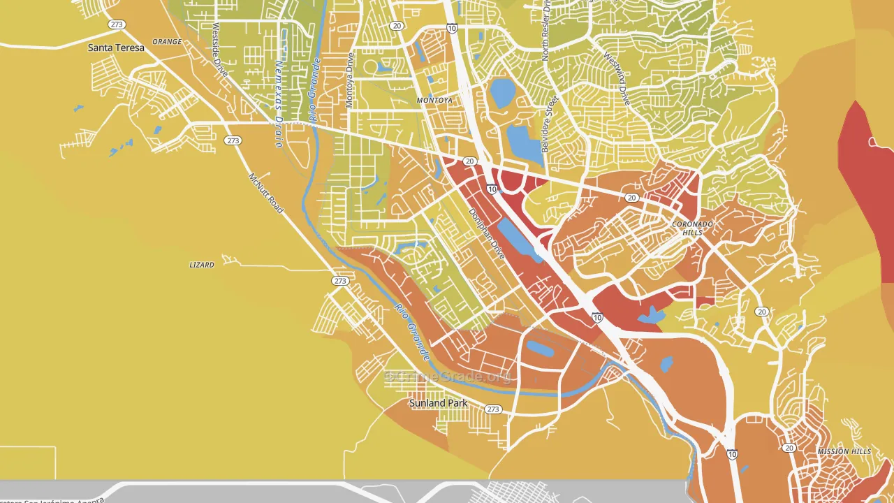 79922, TX Map of Vehicle Theft Rates