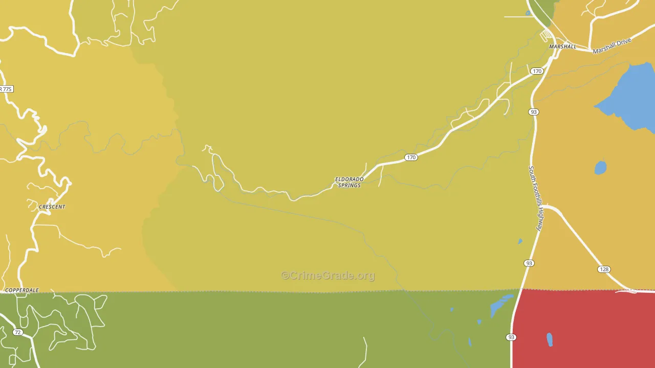 80025, CO Map of Vehicle Theft Rates