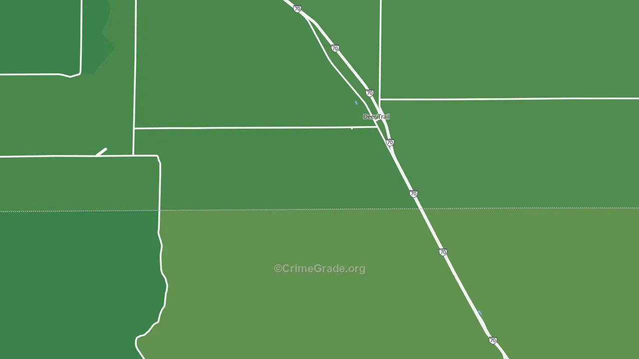 80105, CO Map of Vehicle Theft Rates