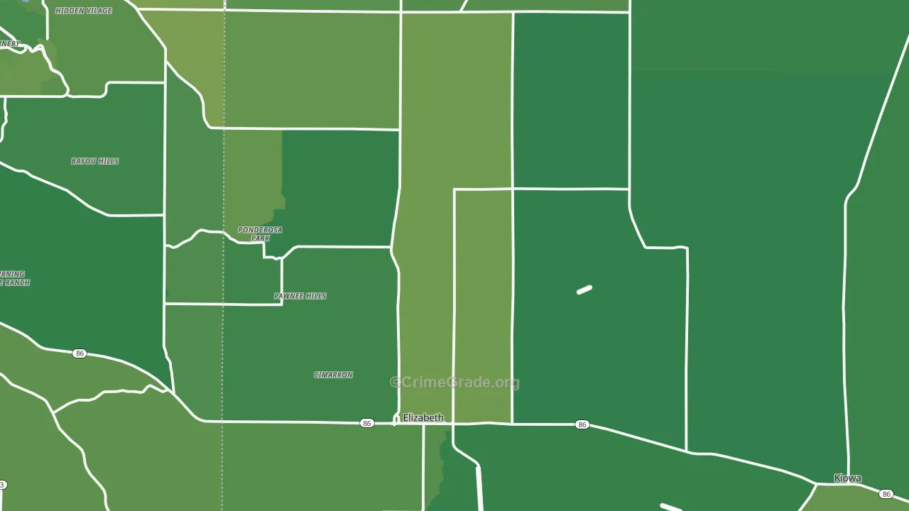 80107, CO Map of Vehicle Theft Rates