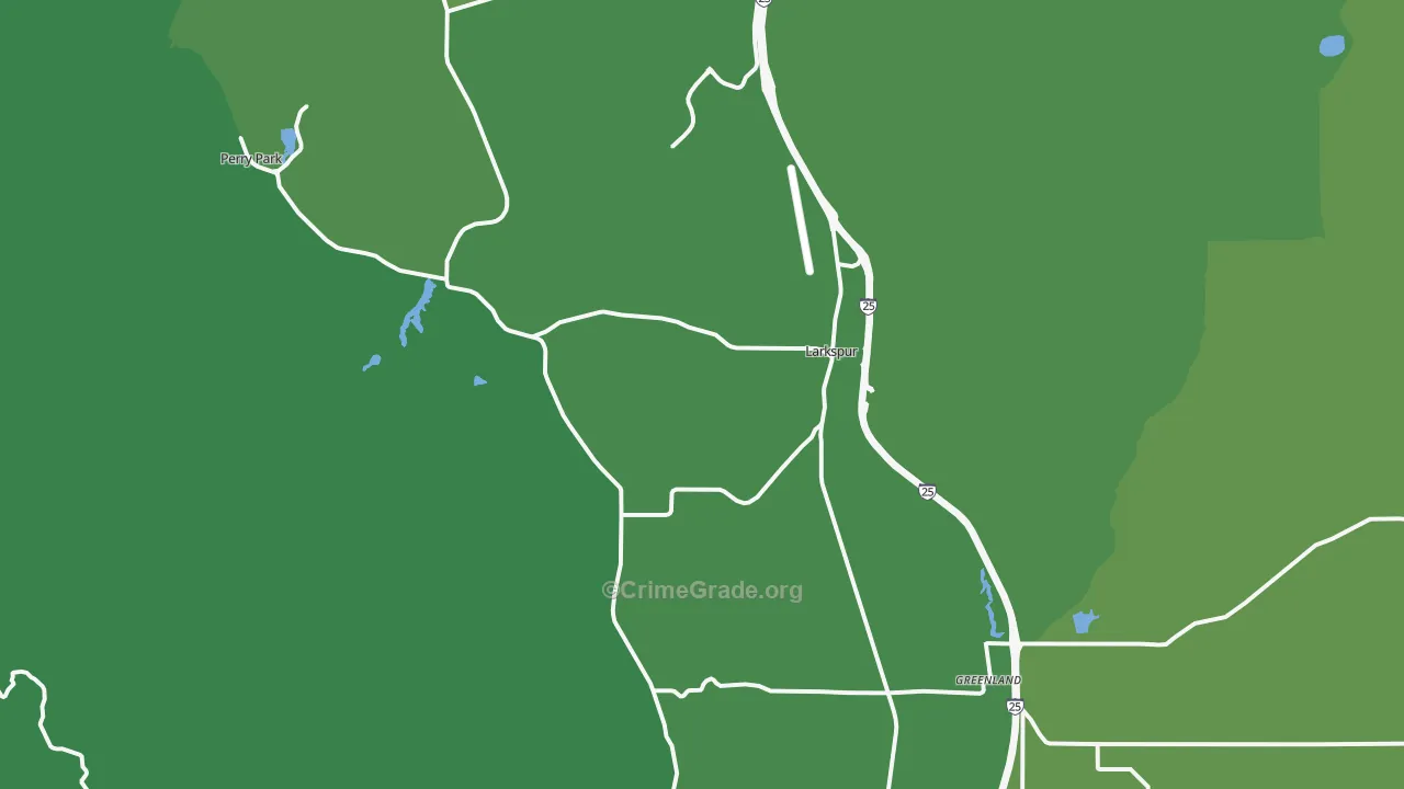 80118, CO Map of Vehicle Theft Rates